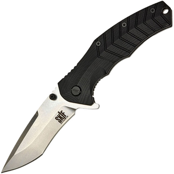 Нож складной SKIF Griffin II SW (длина: 218мм, лезвие: 94мм), черный