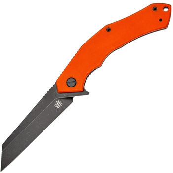 Нож складной SKIF Eagle BSW (длина: 230мм, лезвие: 95мм, черное), оранжевый