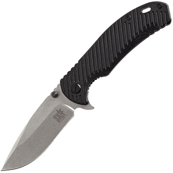 Нож складной SKIF Sturdy II SW (длина: 223мм, лезвие: 96мм), черный
