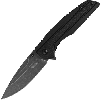 Ніж складаний Kershaw Pushrod (довжина: 178мм, лезо: 77мм), чорний