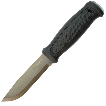 Нож фиксированный Mora Garberg Carbon (длина: 229мм, лезвие: 109мм, черн), черный, ножны кожа