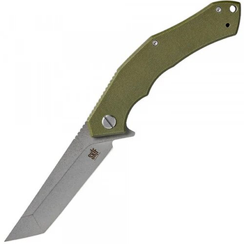Нож складной SKIF T-Rex SW (длина: 230мм, лезвие: 95мм), оливковый