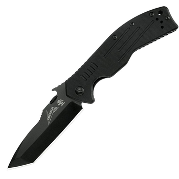 Нож складной Kershaw CQC-8K (длина: 206мм, лезвие: 89мм, черное), черный