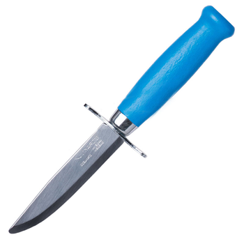 Нож фиксированный Mora Scout 39 (длина: 178мм, лезвие: 85мм), синий, ножны кожа
