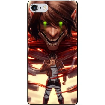 Силиконовый бампер чехол Candy для Iphone 6/6s с аниме Attack on Titan