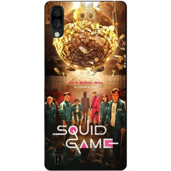 Силиконовый бампер чехол Candy для ZTE Blade A5 2020 с картинкой Игра в кальмара