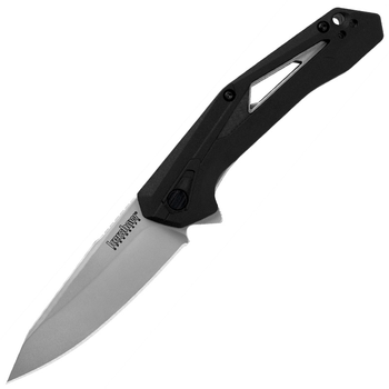 Нож складной Kershaw Airlock (длина: 185мм, лезвие: 76мм), черный