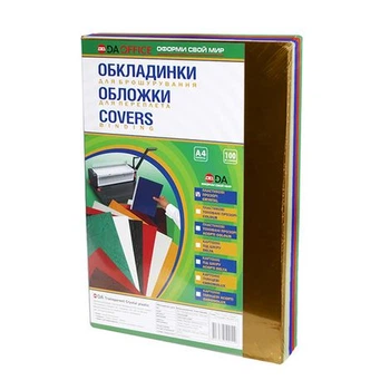 Обложки для переплета DA А4 100 штук ассорти (1220102020100)