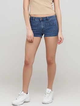 Шорты джинсовые женские H&M 0403966_др.цв.2 34 Синие (KAY2000000975443)