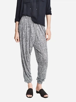 Брюки женские H&M 0186372_волны_02 XS Белые (KAY2000000679334)