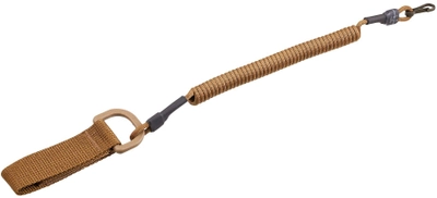 Страховочный шнур Grand Way S04-комбинированный с D-кольцом и карабином Коричневый (S04(brown))