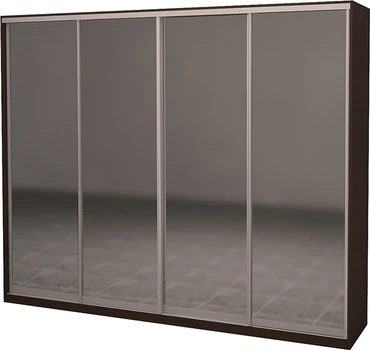Шкаф-купе четырехдверный Roko 238.4x242x60 см Зеркало Дуб венге (20200024633)