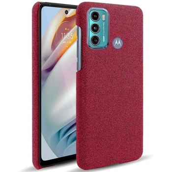 Защитный чехол KSQ Cloth Style для Motorola Moto G60 - Red
