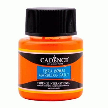 Фарба для ебру Cadence Marbling paint, 45 мл, Помаранчева