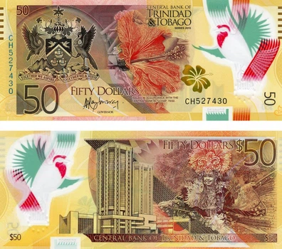 Тринідад і Тобаго 50 доларів Полімер 2015 UNC (P59)