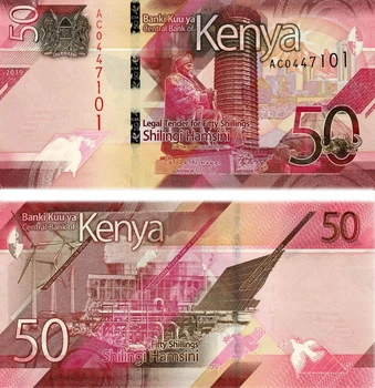 Банкнота Кенія 50 шилінгів 2019 UNC (Pnew)