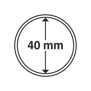 Капсула Leuchtturm для монети 40 мм