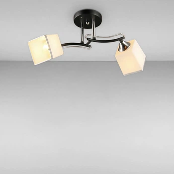 Люстра стельовий Light House SRS-16335/2 BK чорний + хром