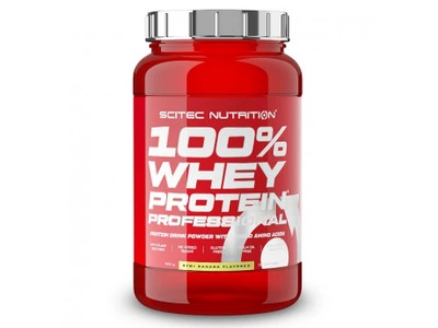 100% Whey Protein PROF Scitec Nutrition (920 грамів) Смак Полуниця