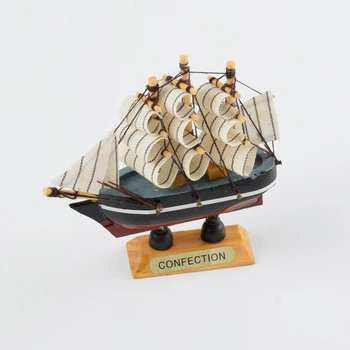 Парусник 10х10х2,5 см Confection черный с коричневым (43204.006)