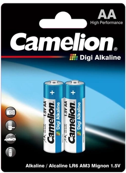 Батарейка Camelion LR 6 / 2 BL Digi Alkaline 2 шт (LR6-BP2DG)