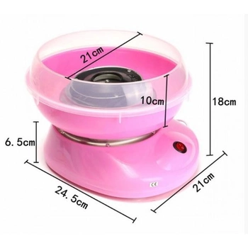 Аппарат для приготовления сахарной сладкой ваты в домашних условиях Cotton Candy Maker (Розовый)