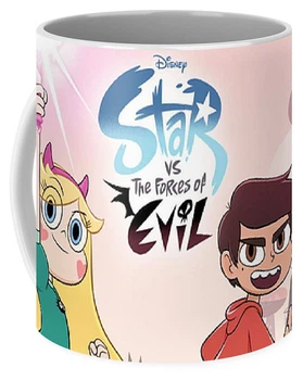 Кухоль Star vs. The Forces of Evil Стар проти сил зла постер кераміка, білого кольору 330мл