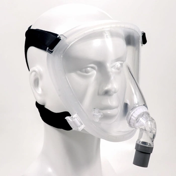 СІПАП маска повнолицева - на все обличчя - для СИПАП терапії - ШВЛ - неінвазивна вентиляція легких- L розмір