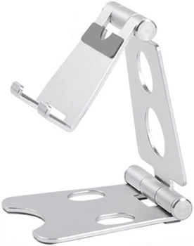 Металлическая подставка для телефона STR Aluminum Phone Stand (CR-02) - Silver