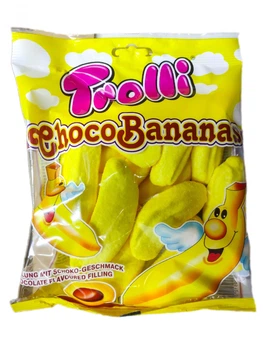 Маршмеллоу Trolli Choco Bananas 1,5 кг (10*150г) (0315)