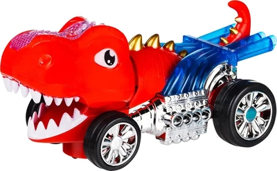 Інтерактивна іграшка Maya Toys Діно машинка з парою Червона (4812501174823-1)