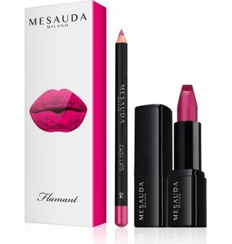 Набор для макияжа губ MESAUDA French Kiss Lip kit 027 (04) Flamant Помада + Карандаш для губ