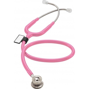 Стетоскоп для немовлят (головка-нержавіюча сталь) 777I MDF з подвійною головкою (колір рожевий), MDF (США)