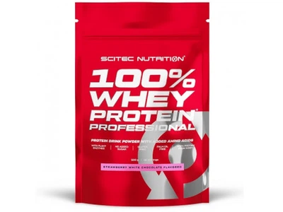 100% Whey Protein Professional Scitec Nutrition (500 грамів) Смак Ягідна ваніль