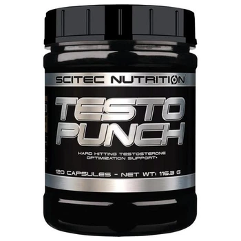 Стимулятори тестостерону Scitec Nutrition Бустер роста Testo Punch (120 капсул)