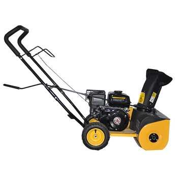 Снегоуборщик бензиновый, 4-х тактный двигатель 2.2 hp / 1,65 кВт, рабочая ширина 460 мм, с регулировкой направления выброса снега Intertool (SN-4000)