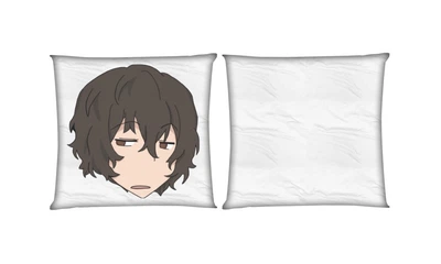 Подушка Проза Бродячих Псов / Bungo Stray Dogs 2 квадратная двухсторонняя стандарт 35 х 35 см - MyTee