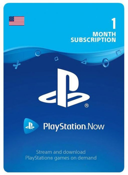Подписка Playstation Now на 1 месяц, US-регион