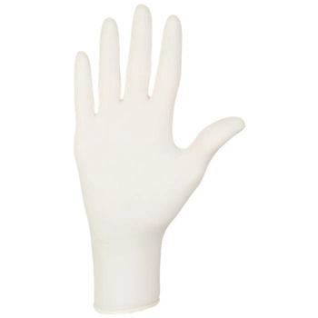 Перчатки латексные MERCATOR Comfort Powdered WHITE опудренные, размер L, 100 шт
