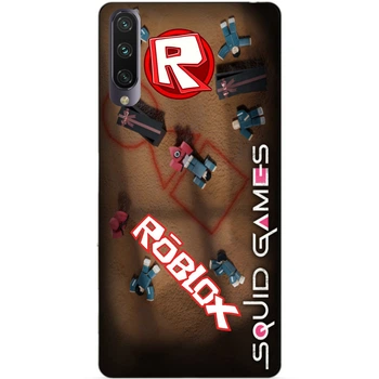 Силиконовый бампер чехол Candy для Xiaomi Mi A3 Roblox игра в кальмара