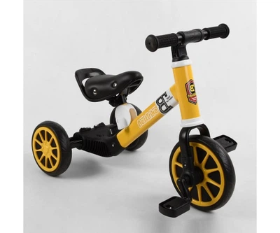 Велосипед-беговел, 2 в 1 Best Trike 71616 Желтый