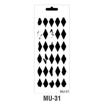 Трафарет Cadence MU-31 15х25см