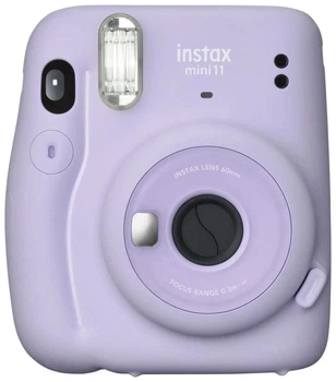 Фотоаппарат моментальной печати Fujifilm Instax Mini 11 Lilac Purple с фотобумагой Monochrome 10 шт + Rainbow 10 шт