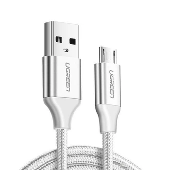 Кабель зарядний Ugreen Micro USB 2.0 5V2.4A 1M White (US290)