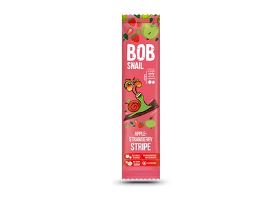 Страйпс натуральні Яблуко-полуниця Bob Snail - Равлик Боб 14г