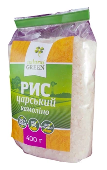 Рис Камолино царский Natural Green 400г