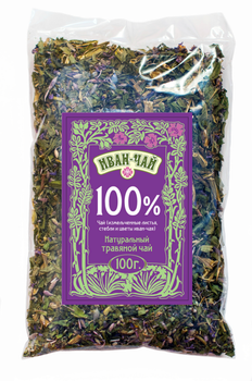 Натуральный травяной чай Иван-чай 100% 100г