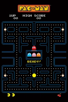 Постер плакат "Pac-Man (Maze)" 61x91.5см Pyramid International (ps-103266)