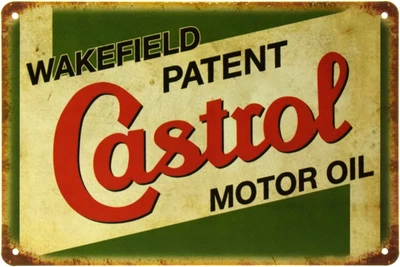 Металева табличка "Wakefield Patent Castrol Motor Oil" (ms-002462)