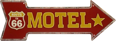 Металева табличка "Motel (Route 66)" (ms-002696)